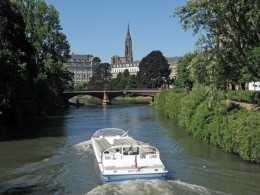  Strassburg Blick auf die Ill und Muenster