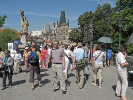  Jahresausflug 2005  Prag  Karlsbruecke mit Kleinseitner Brueckenturm