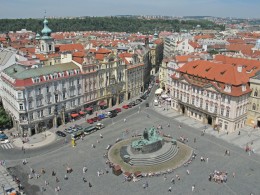  Jahresausflug 2005  Prag  Blick vom Altstaedter Rathausturm