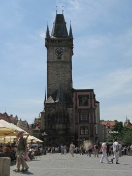  Jahresausflug 2005  Prag  Altstaedter Rathausturm