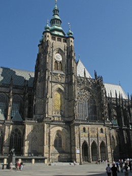  Jahresausflug 2005  Prag  Adalbert Dom mit Goldenes Tor