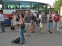  Jahresausflug 2005  Ankunft in Offenburg