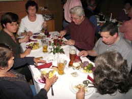  Jahresausflug 2007 Abendessen im Brauerei Gasthof Forsting