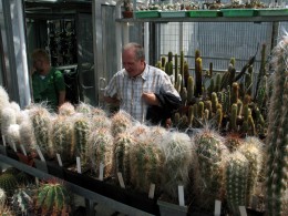  Jahresausflug 2007 Botanischer Garten Muenchen Besichtigung der Kakteensammlung