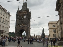  DKG-Jahresausflug Prag 2014 Prager Impressionen Altstädter Brückenturm an der Karlsbrücke