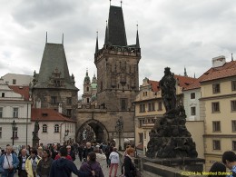  DKG-Jahresausflug Prag 2014 Prager Impressionen Kleinseitner Brückentürme bei der Karlsbrücke