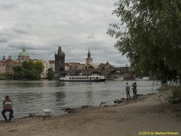 DKG-Jahresausflug Prag 2014 Prager Impressionen Blick auf die Karlsbrücke