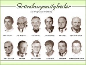 Gründungsmitglieder der Ortsgruppe Offenburg